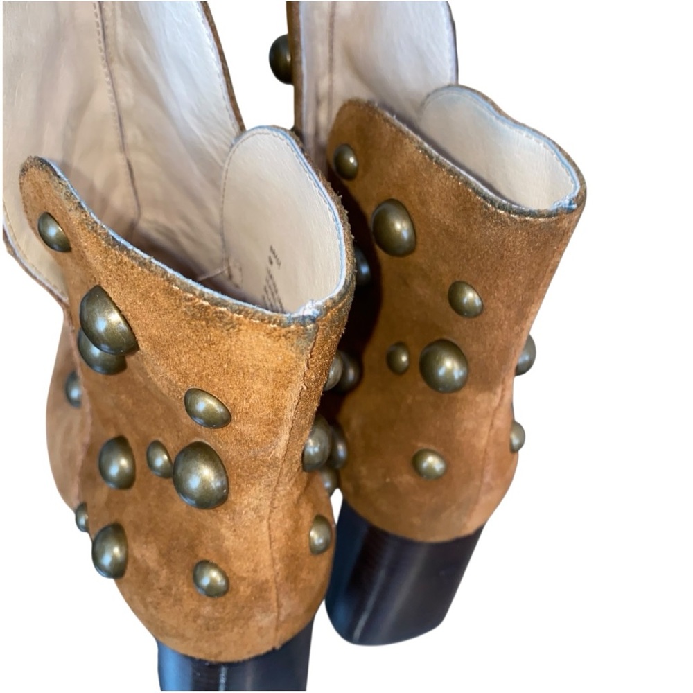 C3 Cecelia New York Brace Stud Bootie in Brown - Picture 6 of 16